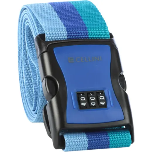 Cellini Combination Lock Luggage Strap Display